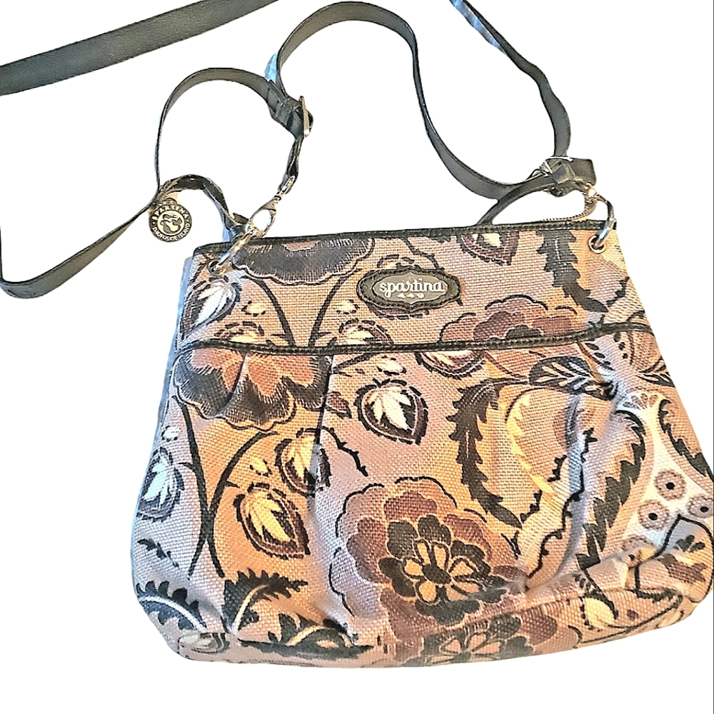 spartina 449 Women's Daufuskie Island brown shoulder Crossbody Bag
